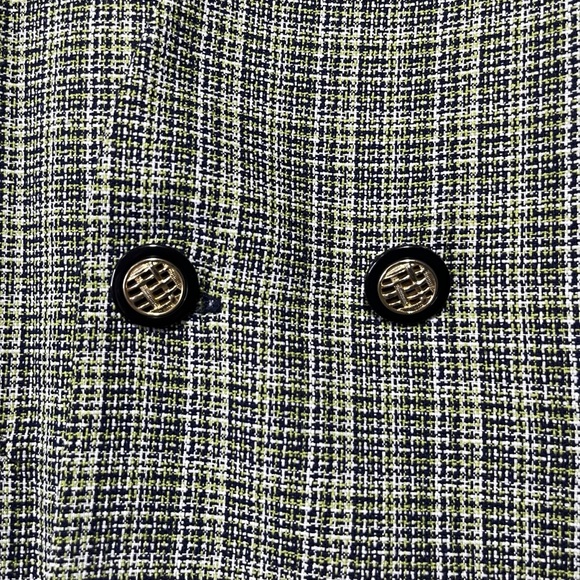 Vintage 18W J.G. HOOK 2 Piece Suit 80's |‎ Jacket & Pleated Skirt Plaid Tweed - Picture 6 of 13